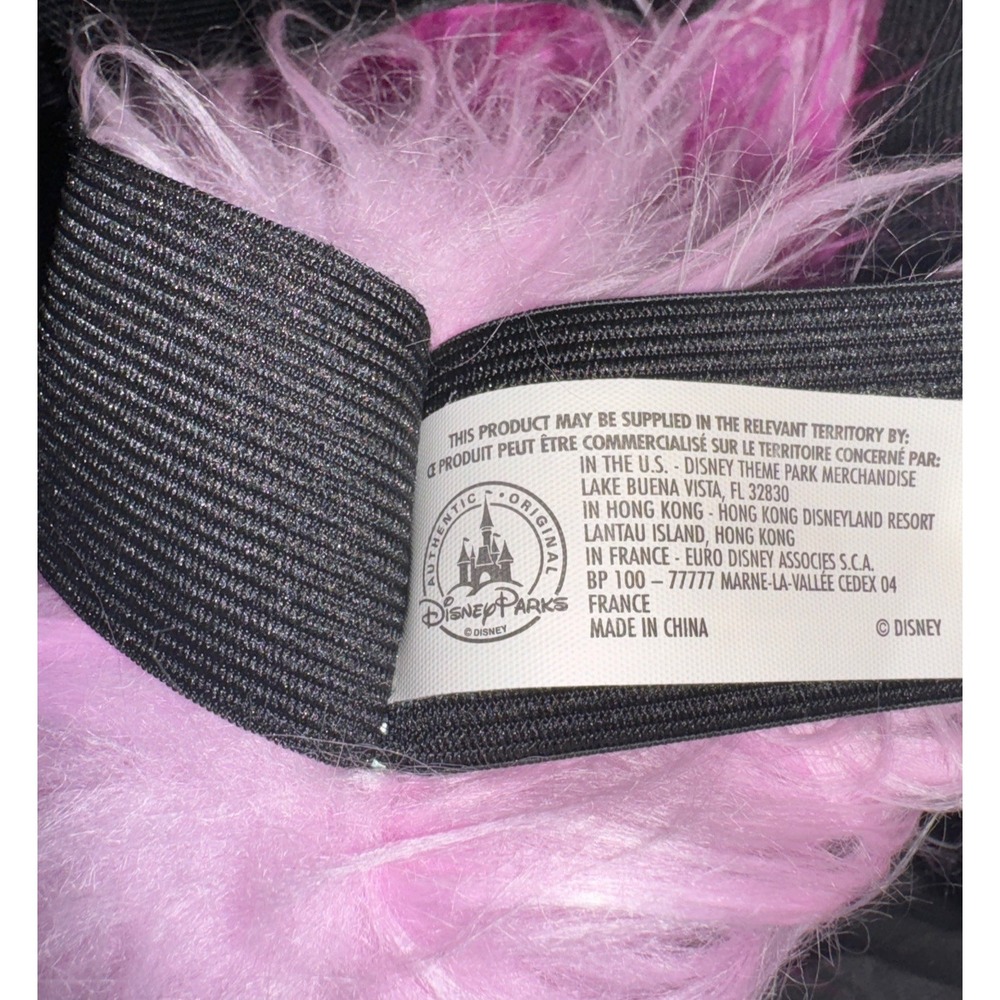 Disney Parks Cheshire Cat Furry Tail Costume Alice In Wonderland Pink Stripe NWT - Picture 8 of 11